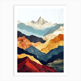 Mountains 43 Art Print