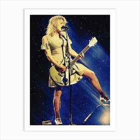 Superstars Of Courtney Love Concert Perform Art Print