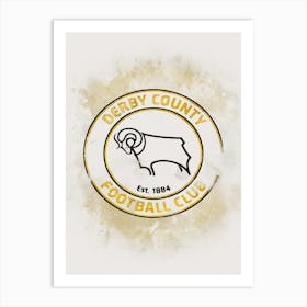 Derby County 3 Art Print