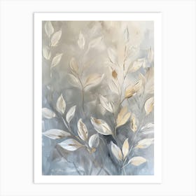 Leaves In The Wind Art Print