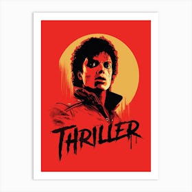Thriller Michael Art Print