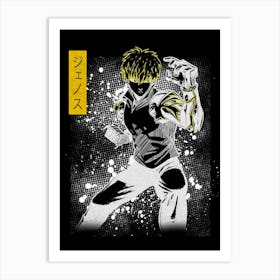 One Punch Man Genos Art Print