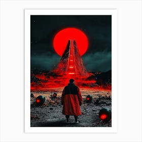 Red Sun 5 Art Print