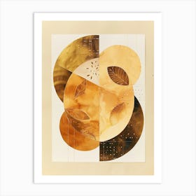 'Gold Leaf' 12 Art Print