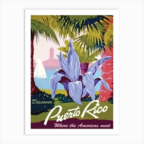 Discover Puerto Rico Art Print