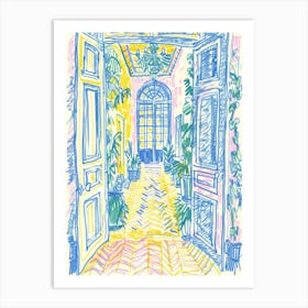 Doors And Gates Collection Versailles, France 1 Art Print