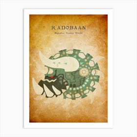 Radobaan Vintage Art Print