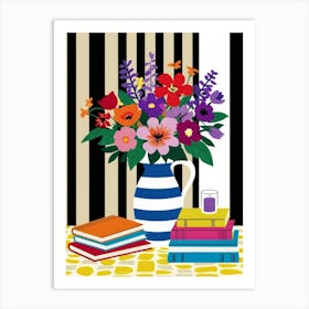 Flowers In A Vase 23 Art Print