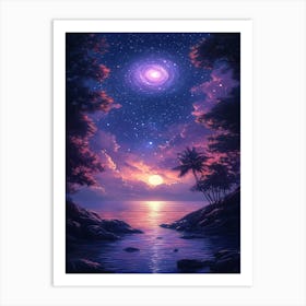 Galaxy Wallpaper 6 Art Print