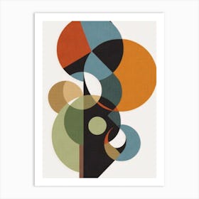 Abstract Circles 1 Art Print