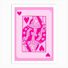 Queen Of Hearts Art Print