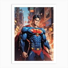 Superman Print Art Print