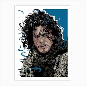 Jon Snow Game of Thrones Art Print