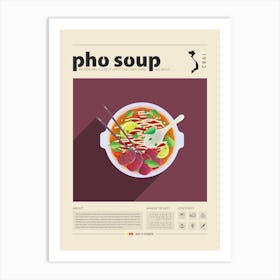 Pho Soup Art Print