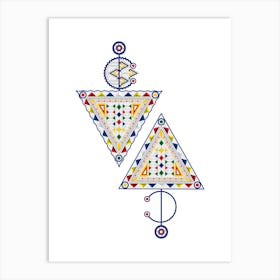 The Symbol of Moroccan Berber 1 Art Print