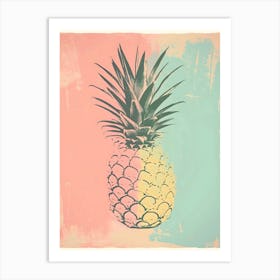 Pineapple Painting Art Print