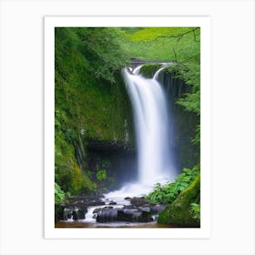 Torc Waterfall, Ireland Realistic Photograph (2) Art Print