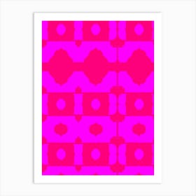 Pink Abstract 1 Art Print