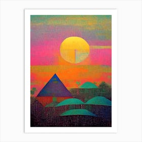 The Ubud at Sunset Art Print