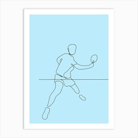 Ping Pong Player Poster