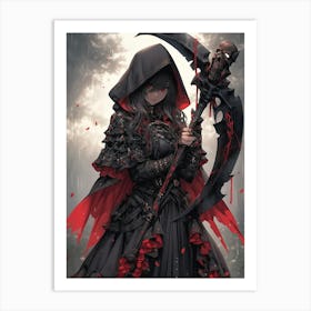 Gothic Girl 1 Art Print