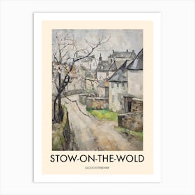 Stow On The Wold (Gloucestershire) Painting 1 Travel Poster Art Print