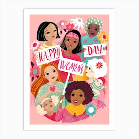 Happy Womens Day Art Print