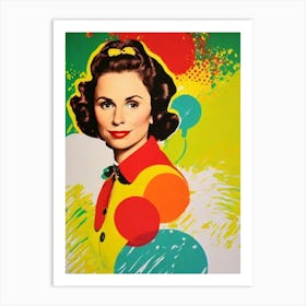 Minnie Driver Colourful Pop Movies Art Movies Art Print