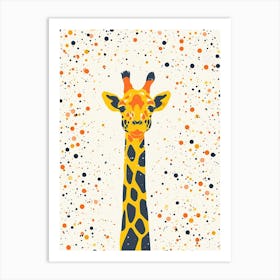 Yellow Giraffe 1 Art Print