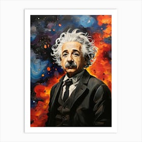 Albert Einstein 10 Art Print