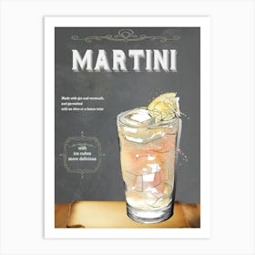 Martini Art Print