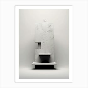 minimalism interior design Art Print