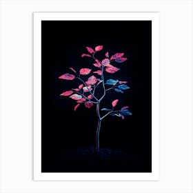 Tree In The Dark 25 Art Print