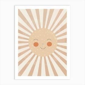 Happy Sun Art Print