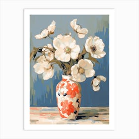 Anemone Flower Still Life Painting 1 Dreamy Art Print