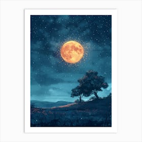 Moonlight 1 Art Print
