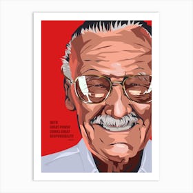 Stan Lee Art Print