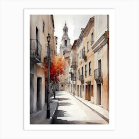 Street In Spain 1 Art Print