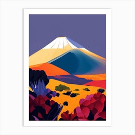 Timanfaya National Park Spain Pop Matisse Art Print