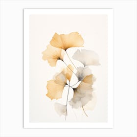 Ginkgo Leaves 5 Art Print