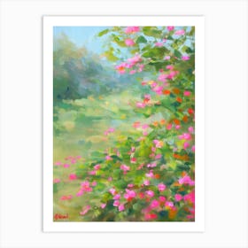 Jasmine 2 Impressionist Painting Art Print