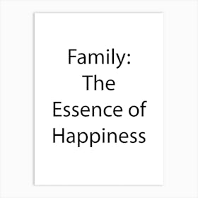 Family Quote 5 Art Print