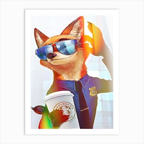 Zootopia 1 Art Print