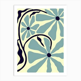 Henri Matisse Blue Flowers 1 Art Print