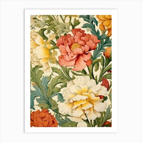 Floral Wallpaper 42 Art Print