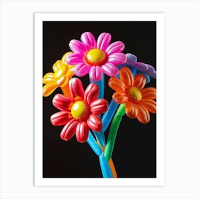 Bright Inflatable Flowers Daisy 1 Art Print