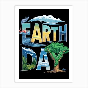 Earth Day Art Print