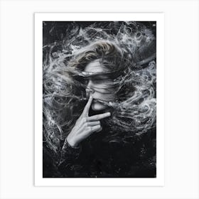 'Smoke' 6 Art Print