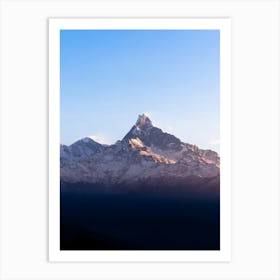 Sunrise | Mount Machhapuchhre | Fishtail|Himalaya Art Print