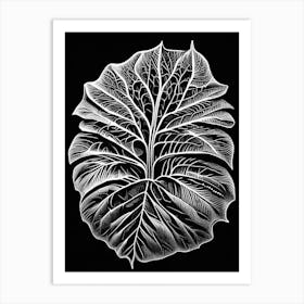 Betel Leaf Linocut Art Print